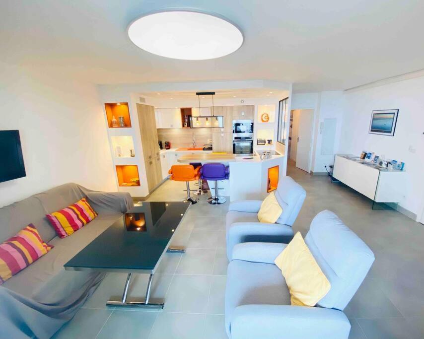 Appartamento Luxueux T3 Piscine Et Vue Somptueuse Sète Esterno foto