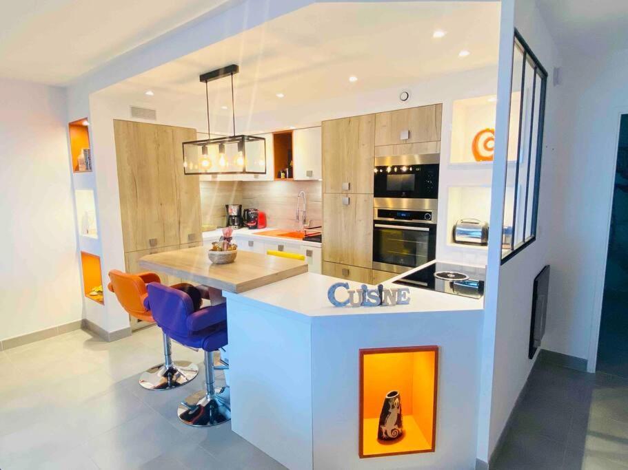 Appartamento Luxueux T3 Piscine Et Vue Somptueuse Sète Esterno foto