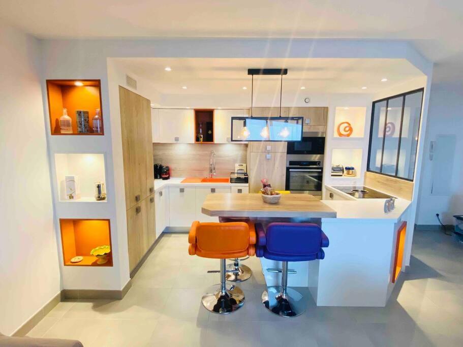 Appartamento Luxueux T3 Piscine Et Vue Somptueuse Sète Esterno foto