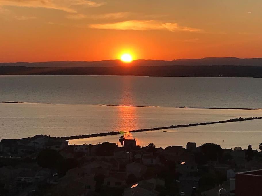 Appartamento Luxueux T3 Piscine Et Vue Somptueuse Sète Esterno foto